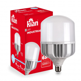 LÂMPADA LED BULBO T 65W E27/E40 6,5K KIAN