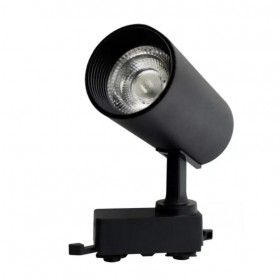 SPOT LED TRILHO PRETO 15W 3,0K KIAN