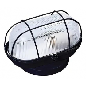 LUMINÁRIA TARTARUGA PRETA E-27 ACRILICO