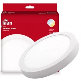 PLAFON 18W SOBREPOR REDONDO LED 6000K KIAN