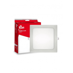 PLAFON 12W EMBUTIR QUADRADA BV 6000K KIAN