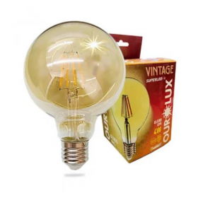 VINTAGE LED GLOBO G80 4W BIV 2400K