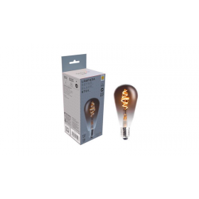 LAMPADA VINTAGE RETRO BLACK PERA ST64 E27 2200K 5W BIVOLT AVANT