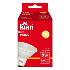 LAMPADA LED PAR20 7W 2700K BV KIAN