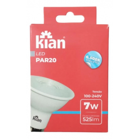 LAMPADA LED PAR20 7W 6500K BV KIAN