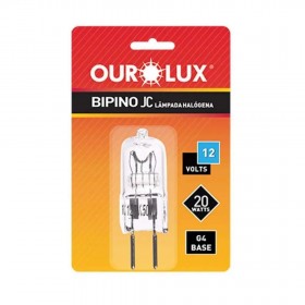 LÃMPADA BIPINO 20W 12V JC OUROLUX