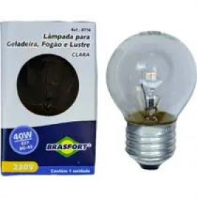 LÂMPADA CLARA GELADEIRA/FOGAO 40W 220V E27