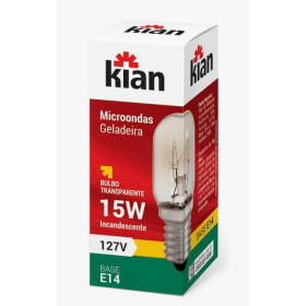 LÂMPADA GELADEIRA/MICROONDAS 15W 127V E14 CL KIAN
