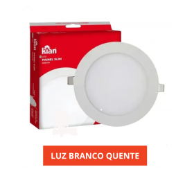 PLAFON 18W EMBUTIR REDONDO BV 3000K KIAN
