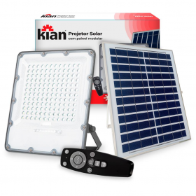 PROJETOR LED SOLAR FIT 100W 6,5K IP65 KIAN