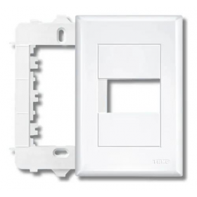 PLACA 4X2 C/ SUPORTE 1 MODULO EVIDENCE