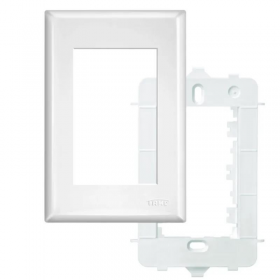 PLACA 4X2 C/ SUPORTE 3 MODULOS EVIDENCE