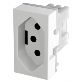 TOMADA MODULO 2P+T 10A SM/EV FAME