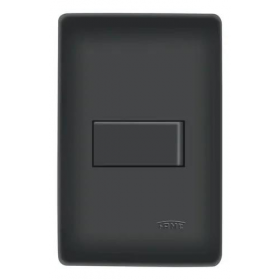 INTERRUPTOR SIMPLES PRETO 16A/250V HABITAT FAME