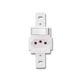 TOMADA PADRAO +1 TECLA SIMPLES 2P+T 20A