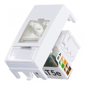 MÓDULO SLEEK RJ45 CAT5E BRANCO MG