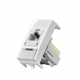 MÓDULO SLEEK TELEFONE RJ11 4FIOS BRANCO