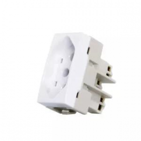 MÓDULO SLEEK 2P+T 20A BRANCO MG