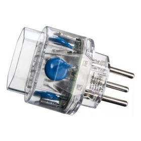 PLUG CRISTAL AUTOVOLT PLUG-IN PROT.SPPS1-4K5 2P+T 10A SURTO MARGIRIUS