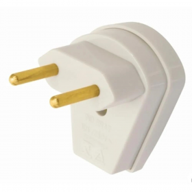 PLUGUE 10A 2P 90G CINZA COD:1453 FAME - PC