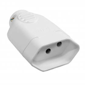 TOMADA FEMEA BRANCO 2P+T 10A 250V ILUMI
