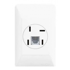 TOMADA TELEFONE C/RJ11 2V C/P 072.0409