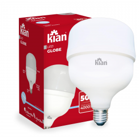 LÂMPADA LED GLOBE 50W(=240W) 6500K BIV E27 KIAN