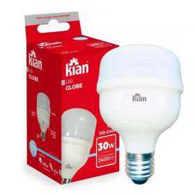 LÂMPADA LED GLOBE 30W 6500K BIVOLT E27 KIAN