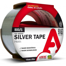FITA SILVER TAPE 45MMX05MT ADERE PRATA