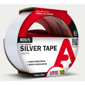 FITA SILVER TAPE ADERE BRANCA 45MMX5M 805/S