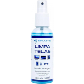 LIMPA TELAS AZUL IMPLASTEC 120ML