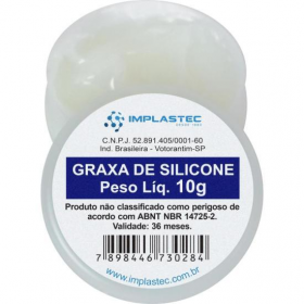 GRAXA DE SILICONE 10G IMPLASTEC