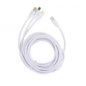 CABO TIPO C 3X1 MICRO/TIPO-C/LIGHTNING 3M