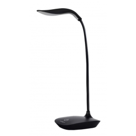 LUMINÁRIA TOUCH FLEXÍVEL DE MESA LED 2W PRETA 4000K OUROLUX RECARREGÁVEL