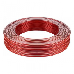 CABO BICOLOR 2X1,00MM ROLO COM 100 METROS