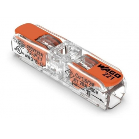 CONECTOR WAGO 221-2411 RETO ATE 4MM - CAIXA C/60UND