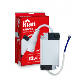 REATOR DRIVER PARA PAINEL DE LED SLIM 12 WATTS - BIVOLT KIAN