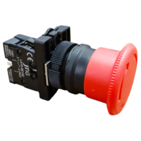 Botão de emergência (STOP) LAY5-ES54 + Bloco Lay5-be102