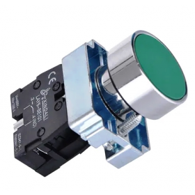 Botão LAY5 BA31 + Bloco LAY5-BE101 NA - verde