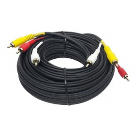 CABO 3+3RCA 10METROS FIO COAXIAL TBLACK - 1.1.268