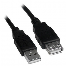 CABO EXTENSAO USB 2.0 3MTS TBLACK - 3.1.229