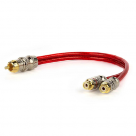 CABO Y 2RCA FÊMEA E 1RCA MACHO PROF 25CM AUTOMOTIVO -  8.1.372