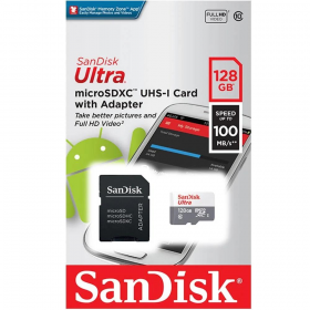 CARTAO MICRO SD 128GB SANDISK CLASS 10 ULTRA