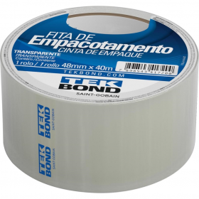 FIITA DE EMPACOTAMENTO TRANSPARENTE 48MMX40M UNIDADE TEKBOND