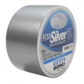 FITA SILVER TAPE PRATA 48MMX5M TEKBOND