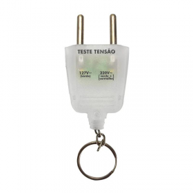PLUG TESTE DE TENSÃO COM LED ILUMI 110V - 220V