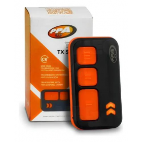 CONTROLE PPA TRANSMISSOR STONE 3B 433MHZ  (PRETO/LARANJA)