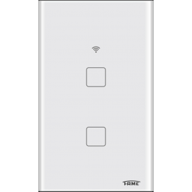 INTERRUPTOR INTELIGENTE 2 TECLAS TOUCH WI FI FAME