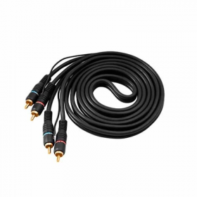 CABO RCA+RCA 5 METROS COM FIO TERRA