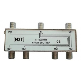 DIVISOR 6 SAIDAS TV 5-1000MHZ  MXT- PC